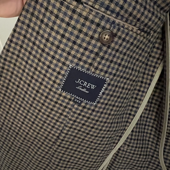 Men's Classic Checkered Blazer J.Crew - Picture 4 of 5
